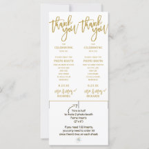 Foto-automaat frame-inserts | Brush Script (Goud)