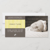 FOTO BABY AANKONDIGING :: Happy feet 6L (Voorkant)