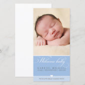 FOTO BABY AANKONDIGING :: heerlijk type 5 (Voorkant / Achterkant)