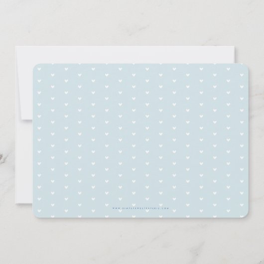 FOTO BABY AANKONDIGING initiaal overlay boy blauw (Achterkant)