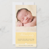 FOTO BABY AANKONDIGING :: mooi type 2 (Voorkant)