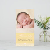 FOTO BABY AANKONDIGING :: mooi type 2 (Staand voorkant)