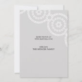 Foto: Baby Black Bandhini Birth Announement Aankondiging (Achterkant)