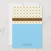 Foto Baby Boy Birth Announement Kaart (Achterkant)