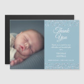 Foto Baby Boy Dank je geboorteaankondiging (Voorkant / Achterkant)