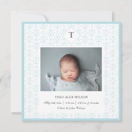 Foto Baby Boy Name Birth Notice Aankondiging