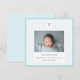 Foto Baby Boy Name Birth Notice Aankondiging