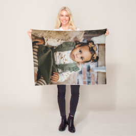 Foto baby fleece deken