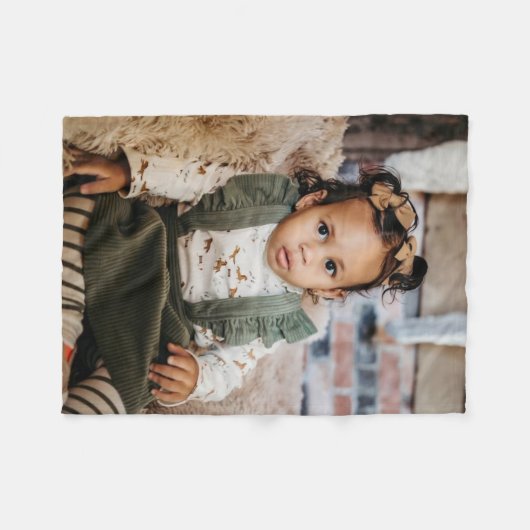 Foto baby fleece deken (Voorkant (Horizontaal))