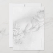 FOTO BABY hallo AANKONDIGING modern (Achterkant)