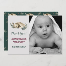 Foto Baby Het is koud buiten het Baby shower van d Bedankkaart