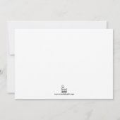 Foto Baby shower Uitnodiging (Achterkant)