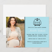 Foto Baby shower Uitnodiging (Voorkant / Achterkant)