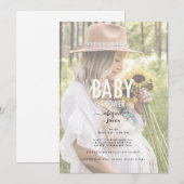 Foto Baby shower van mama Kaart (Voorkant / Achterkant)