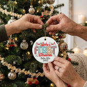 Foto Baby's Eerste Kerstmis Ornament