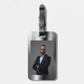 Foto bagagelabel (Achterkant verticaal)