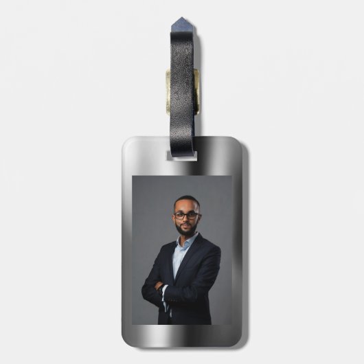 Foto bagagelabel (Achterkant verticaal)