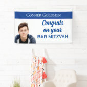 Foto Banner! Aangepaste Bar Mitzvah Banner (Insitu)