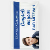 Foto Banner! Aangepaste Bar Mitzvah Banner (Verticaal)
