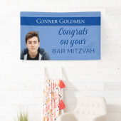 Foto Banner! Aangepaste Bar Mitzvah Banner (Insitu)