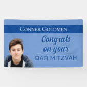 Foto Banner! Aangepaste Bar Mitzvah Banner (Horizontaal)