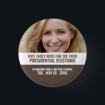 Foto Banner Politieke Campagnevoerder Adverteren Ronde Button 3,2 Cm<br><div class="desc">Foto Banner Politieke Campagnewijzer Adverteren Badge door The Visitekaartje Store.</div>