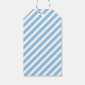 Foto: Baptisme Favor Gift Label | Blauw Cadeaulabel (Achterkant)