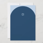 Foto Bar Mitzvah uitnodiging Modern (Achterkant)