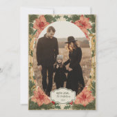 Foto Barokke Hulst Kerstmis Feestdagenkaart (Voorkant)