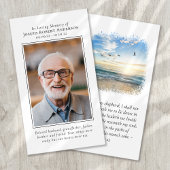 Foto Beach Sunrise Memorial Prayer Kaart