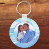 Foto, Beach Thleed Vrijgezellenfeest Favors, Weddi Sleutelhanger (Achterkant)