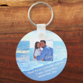 Foto, Beach Thleed Vrijgezellenfeest Favors, Weddi Sleutelhanger (Voorkant)
