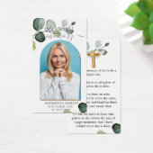 Foto: Beauful Memorial Funeral Bladwijzer Visitekaartje (Bureau)