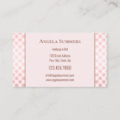 Foto: Beautician Makeup Artist Visitekaartje (Achterkant)