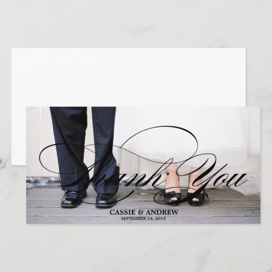 Foto bedankt (Voorkant / Achterkant)