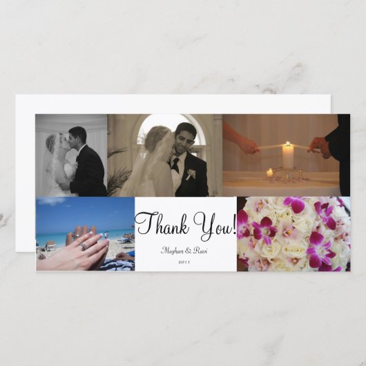 Foto bedankt (Voorkant / Achterkant)