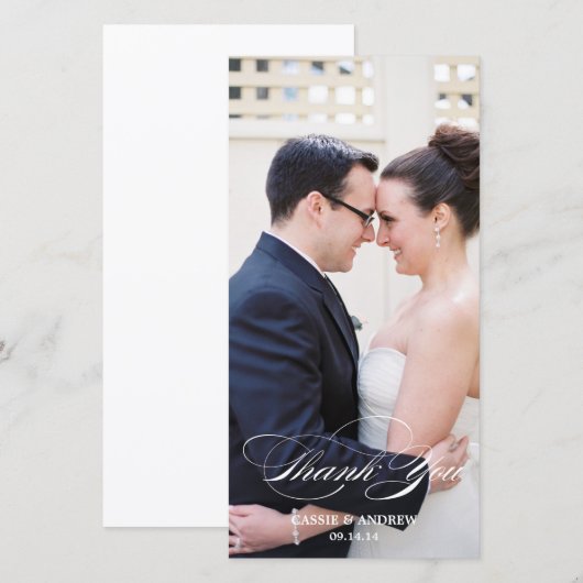 Foto bedankt (Voorkant / Achterkant)