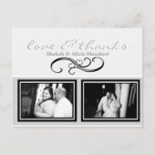 Foto Bedankt Aangepaste notitie Briefkaart met Afb (Voorkant)