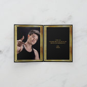 Foto Bedankt afstuderen zwart goud 2025 (Binnen)