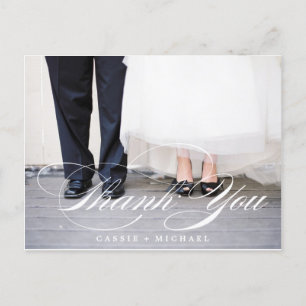 Foto bedankt briefkaart