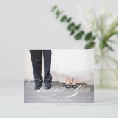 Foto bedankt briefkaart (Staand voorkant)