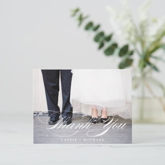 Foto bedankt briefkaart (Staand voorkant)