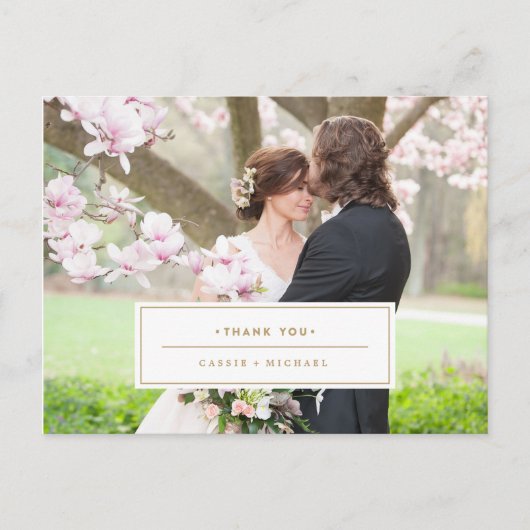 Foto bedankt briefkaart (Voorkant)