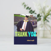 Foto Bedankt briefkaarten, DIY kleuren + lettertyp Briefkaart (Staand voorkant)