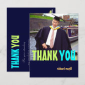 Foto Bedankt briefkaarten, DIY kleuren + lettertyp Briefkaart (Voorkant / Achterkant)