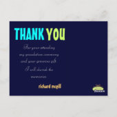 Foto Bedankt briefkaarten, DIY kleuren + lettertyp Briefkaart (Achterkant)