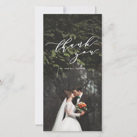 foto bedankt je kaart (Voorkant)