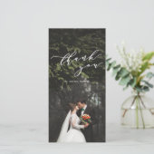 foto bedankt je kaart (Staand voorkant)