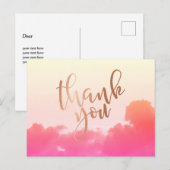 foto bedankt je kaart (Voorkant / Achterkant)