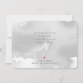 FOTO BEDANKT leuk gouden glinstertekst bruiloft (Achterkant)